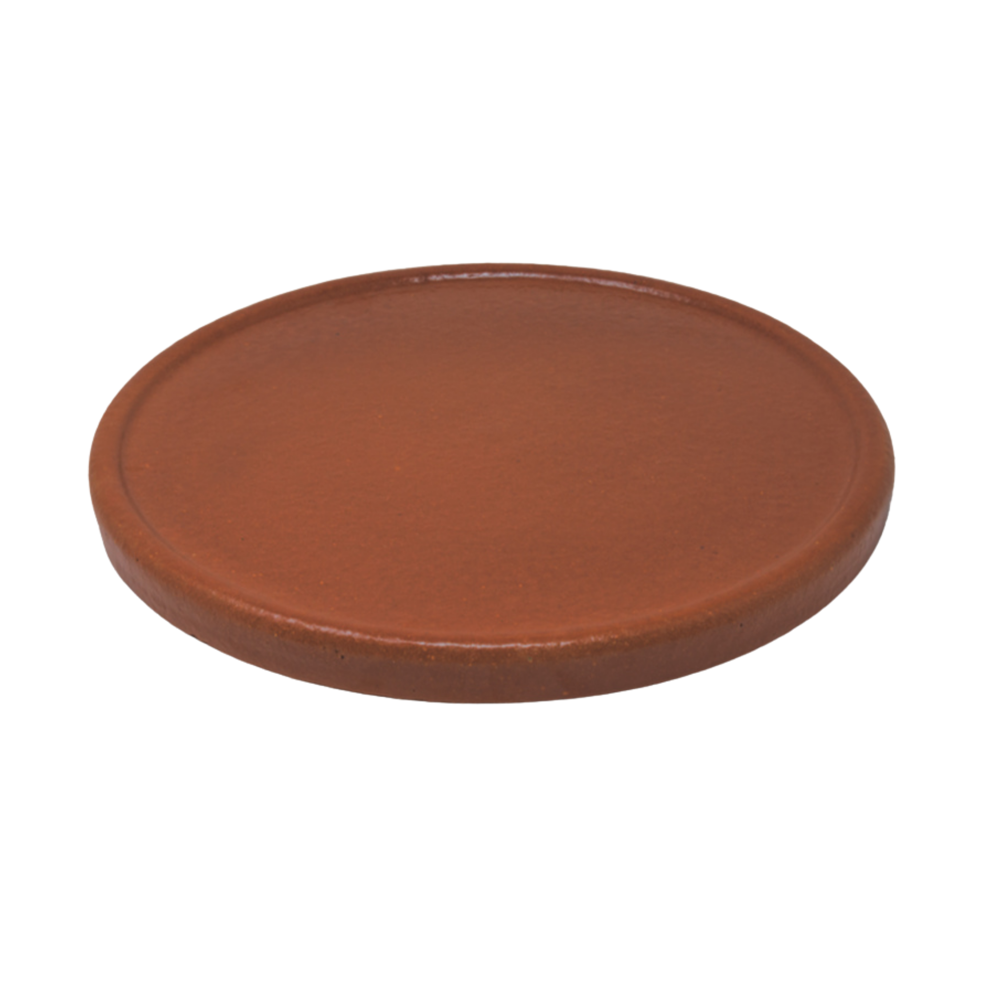 Runde Schamotte-Backplatte