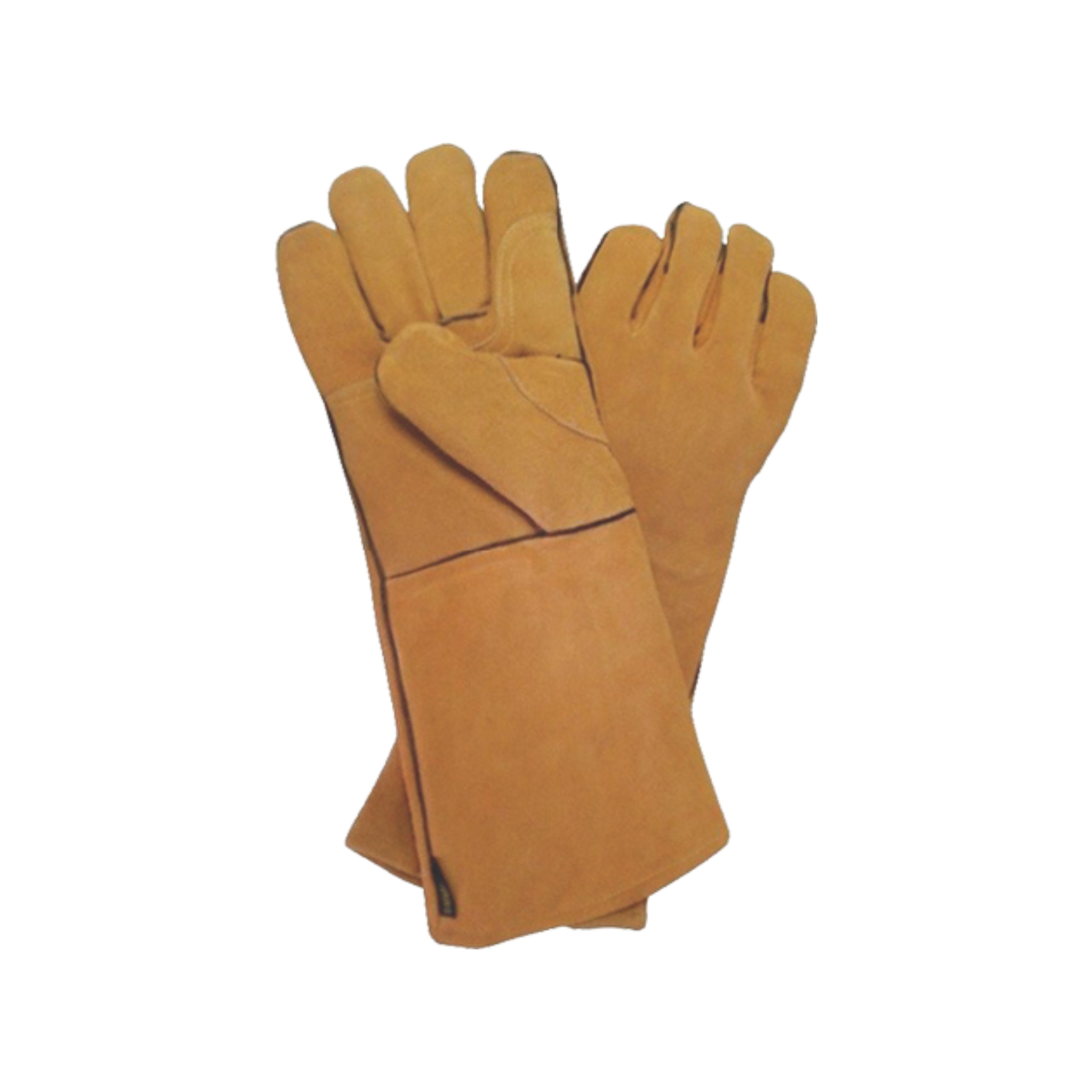 Ofenhandschuh Rindsleder 35 cm – Ocker | IGNISIAL