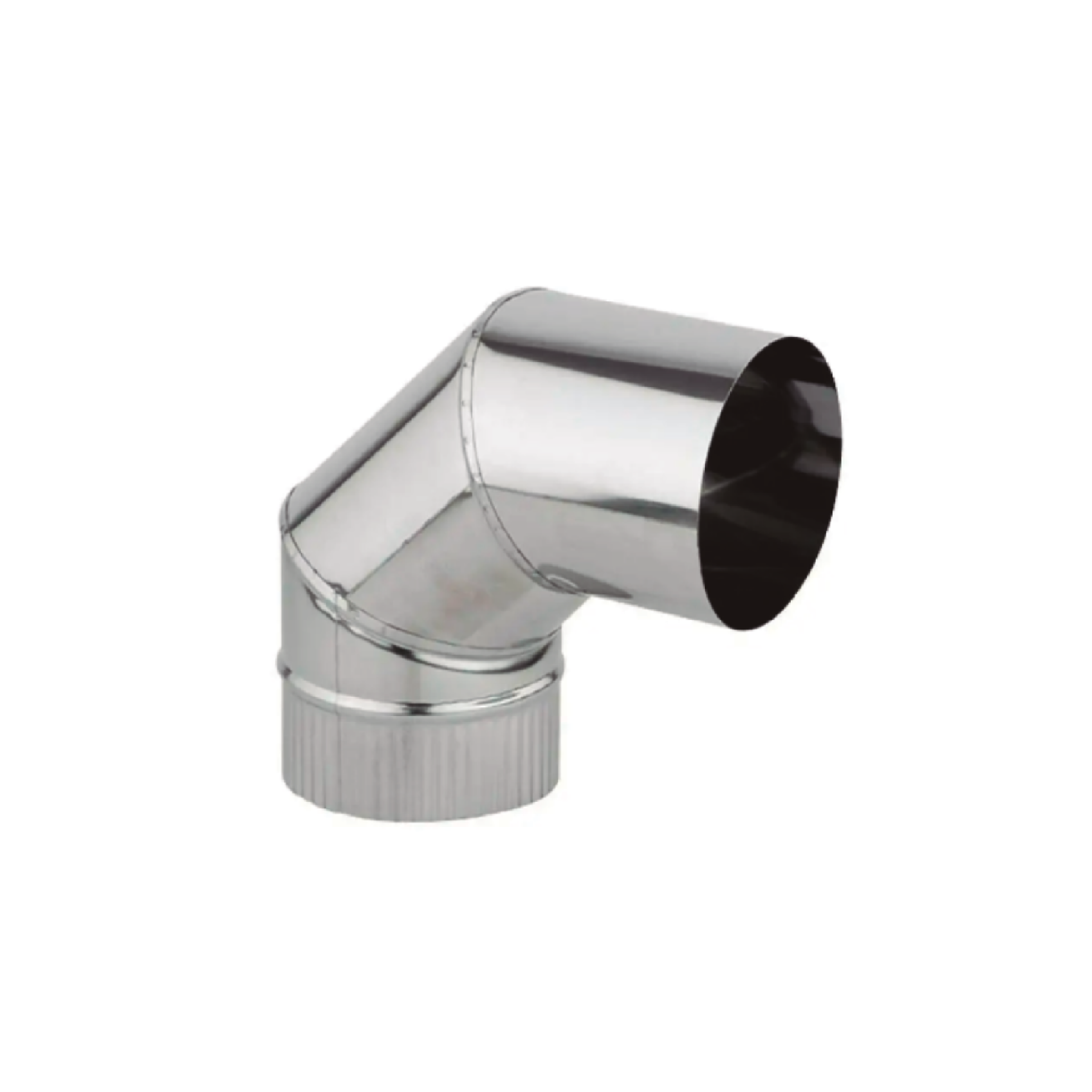 Edelstahl Rohrbogen 90° Ø150 mm | IGNISIAL