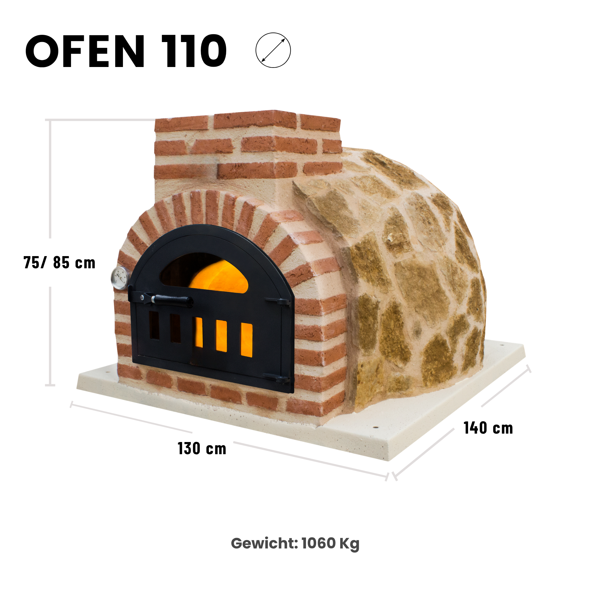 Holzbackofen aus Naturstein – Für Pizza und Brot im Garten