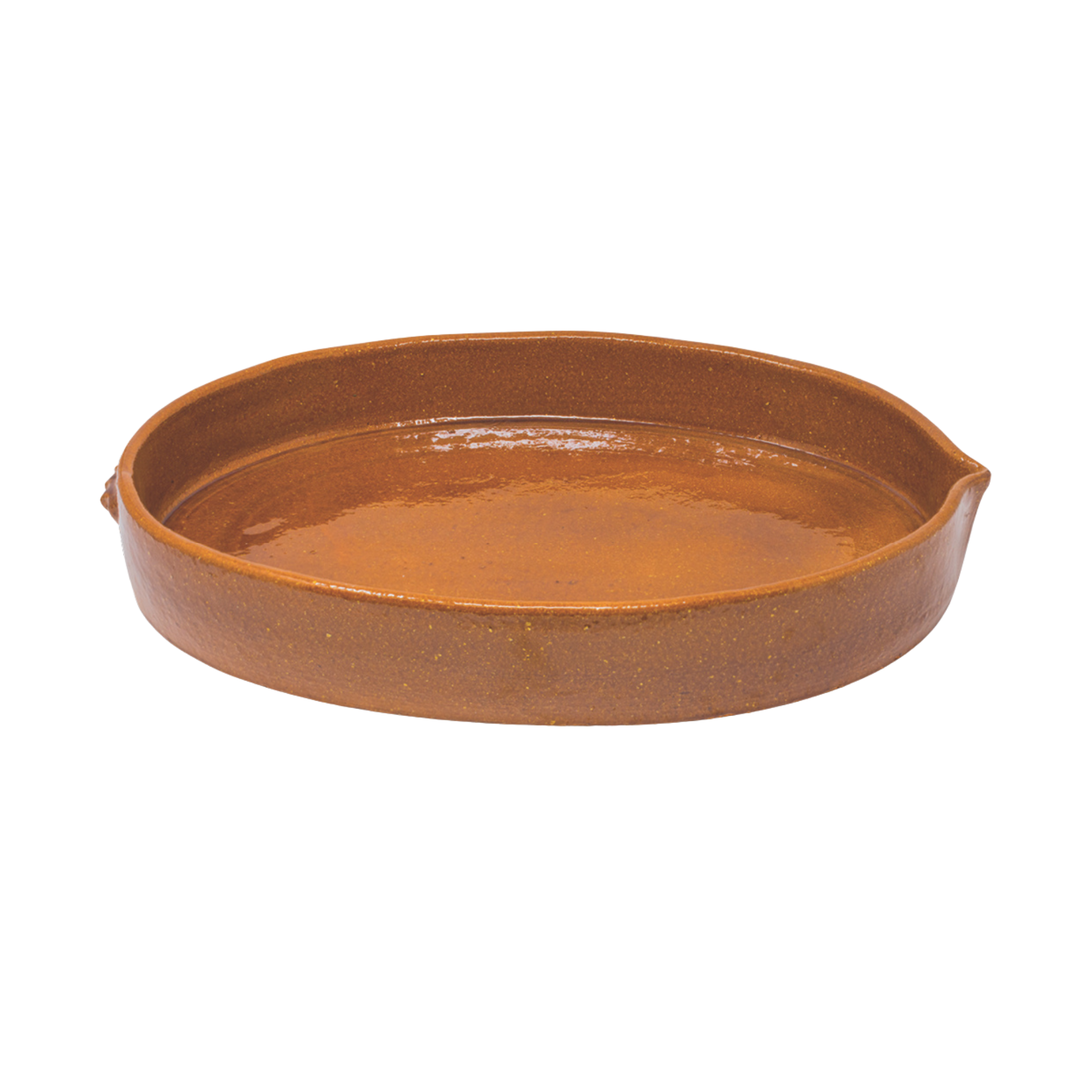 Ovale Schamotte-Ofenform glatt