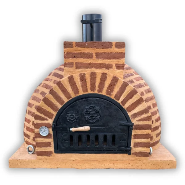 Holzbackofen aus Backstein